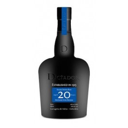 Dictador, Solera System Rum Aged 20 Years 40% 70cl